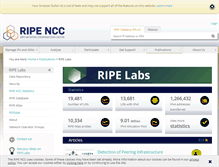 Tablet Screenshot of labs.ripe.net